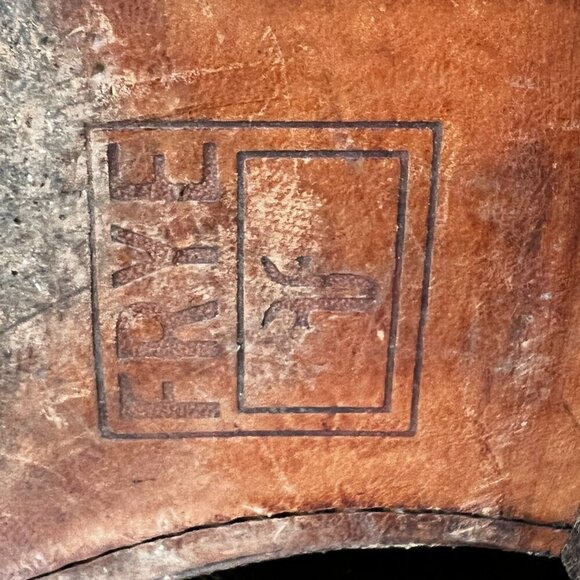 Frye Paige Short Riding Boots Brown Canvas & Leather Pull On Mid Calf 6.5 (READ) - Picture 15 of 15